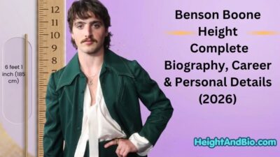 Benson Boone Height