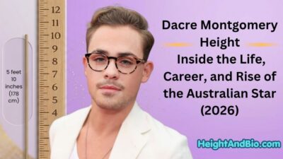 Dacre Montgomery Height