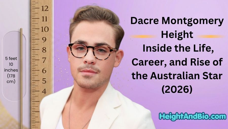 Dacre Montgomery Height