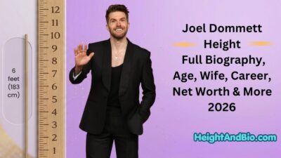 Joel Dommett Height