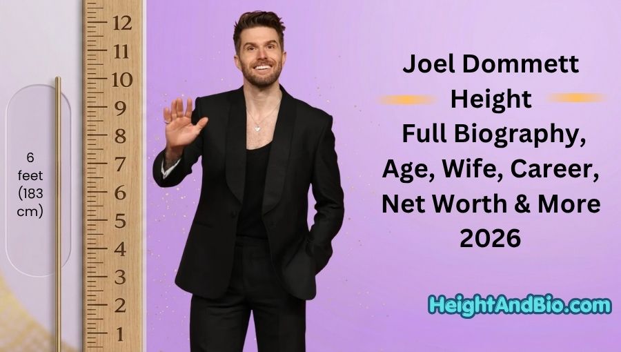 Joel Dommett Height